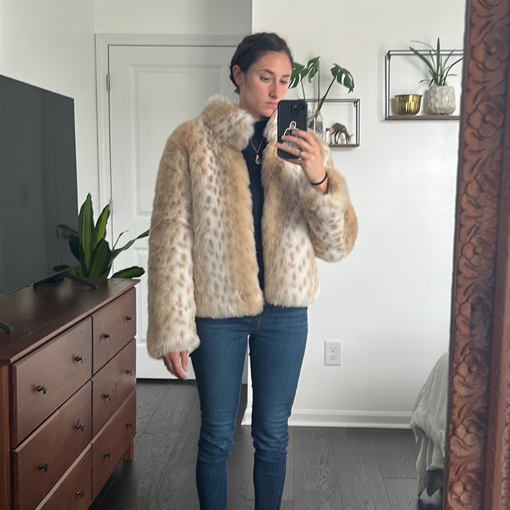Beige & Cream Unreal Fur